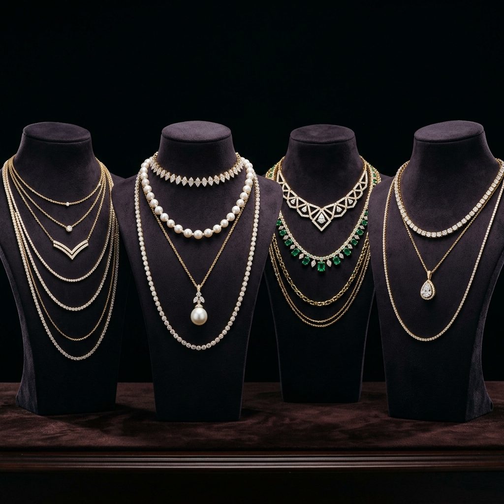 Gold Necklaces Collection